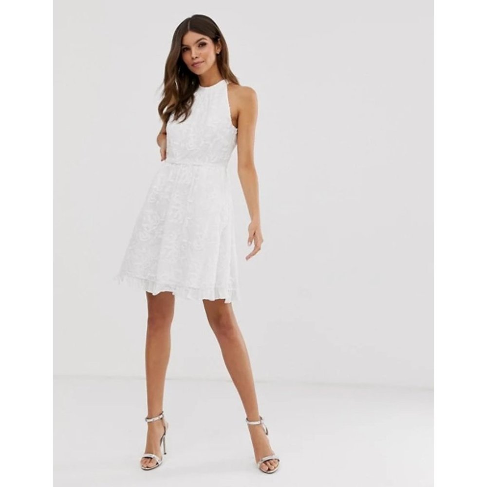 Ted Baker White Lace Mini Dress